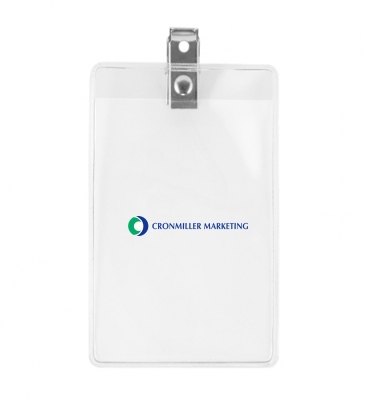 Clear Badgeholder Fits 2-1/2" X 3-3/4" Insert