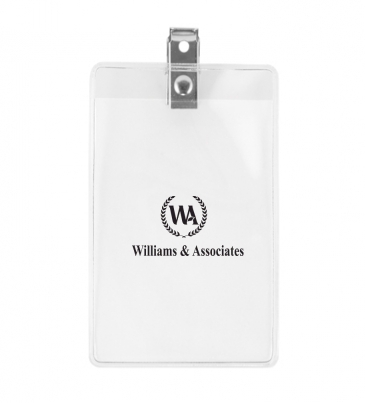 Clear Badgeholder Fits 2-1/2" X 3-3/4" Insert