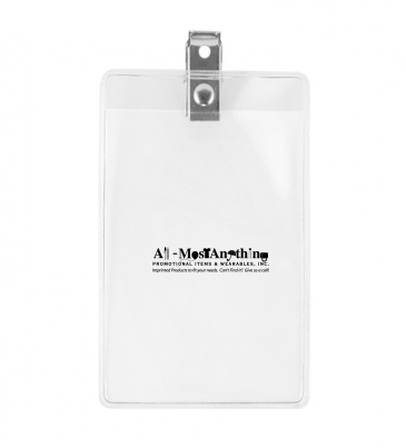 Clear Badgeholder Fits 3" x 4" Insert