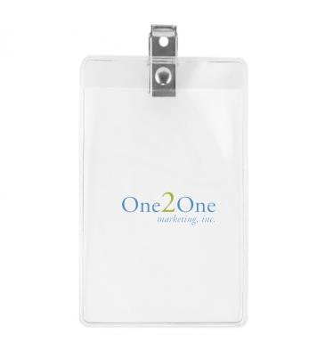 Clear Badgeholder Fits 3" x 4" Insert