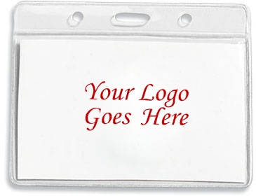Clear Badge Holder Fits 3-3/8” x 2-1/2” Insert