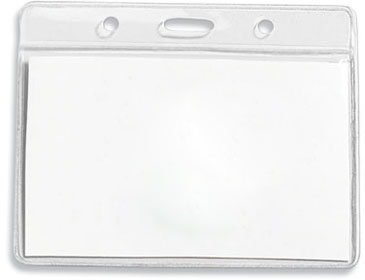Clear Badge Holder Fits 3-3/8” x 2-1/2” Insert