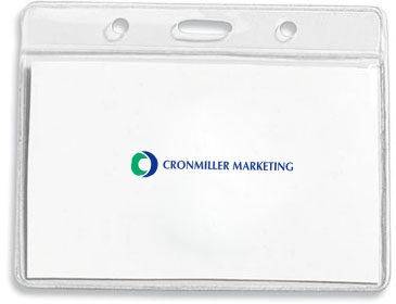 Clear Badge Holder Fits 3-3/8” x 2-1/2” Insert