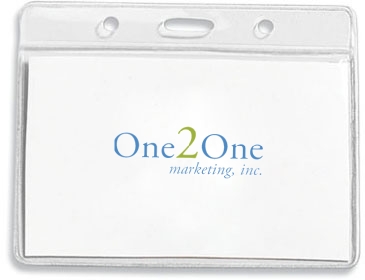 Clear Badge Holder Fits 4” x 3” Insert