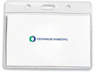Clear Badge Holder Fits 4” x 3” Insert