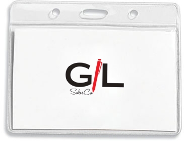 Clear Badge Holder Fits 4” x 3” Insert