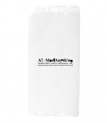 Clear Backstage Pass or Pit Pass Size Holder Fits