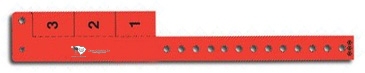 Multi-Tab Vinyl Wristband with 3 Tabs