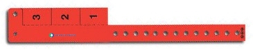 Multi-Tab Vinyl Wristband with 3 Tabs