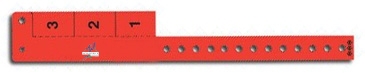 Multi-Tab Vinyl Wristband with 3 Tabs