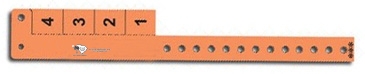 Multi-Tab Vinyl Wristband with 4 Tabs