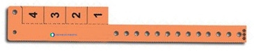 Multi-Tab Vinyl Wristband with 4 Tabs