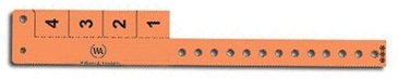 Multi-Tab Vinyl Wristband with 4 Tabs