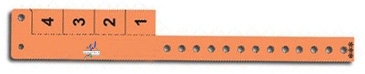 Multi-Tab Vinyl Wristband with 4 Tabs