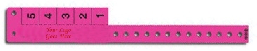 Multi-Tab Vinyl Wristband With 5 Tabs