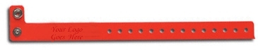 3/4" Vinyl Resnap Wristband