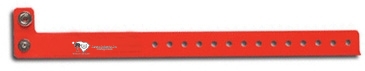3/4" Vinyl Resnap Wristband