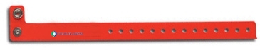3/4" Vinyl Resnap Wristband