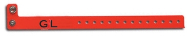 3/4" Vinyl Resnap Wristband