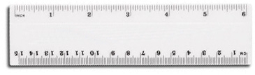 6" Plastic Ruler