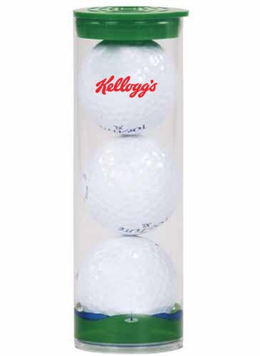 Clear Tube W/3 Wilson Ultra Golf Balls