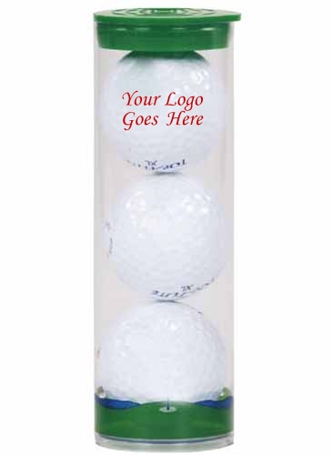 Clear Tube W/3 Wilson Ultra Golf Balls