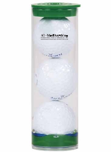 Clear Tube W/3 Wilson Ultra Golf Balls