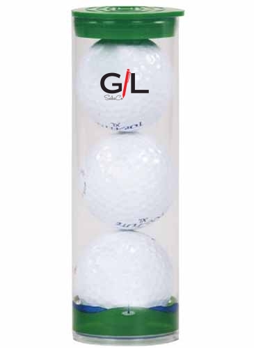 Clear Tube W/3 Wilson Ultra Golf Balls