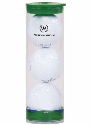 Clear Tube W/3 Wilson Ultra Golf Balls