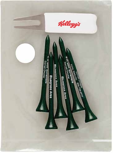 6 Tall Golf Tees/1 Rsgt /1 Pm19 Packaged