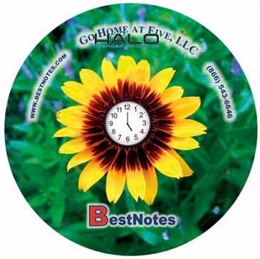 8" Rd 1/4" Thick Full Color Soft Mouse Pad