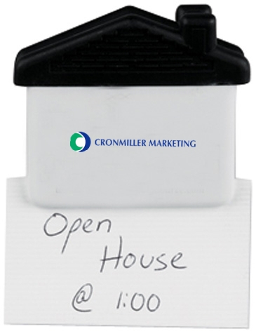Jumbo "House" Magnetic Memo Holder/Clip