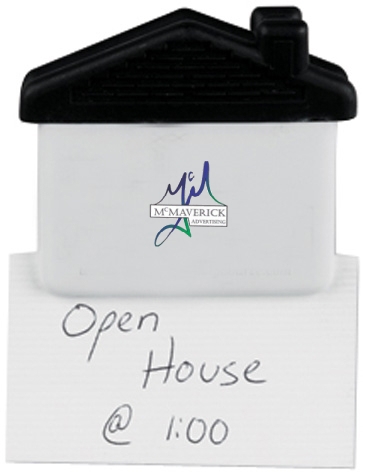 Jumbo "House" Magnetic Memo Holder/Clip