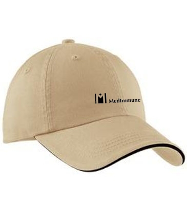 Port Authority® Sandwich Bill Cap with Striped Closure