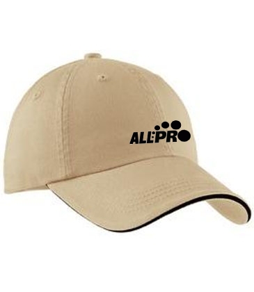 Port Authority® Sandwich Bill Cap with Striped Closure