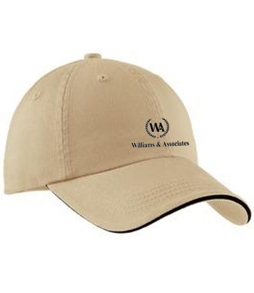 Port Authority® Sandwich Bill Cap with Striped Closure