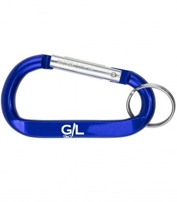 Large Size Carabiner Keyholder with Split Ring Attachment