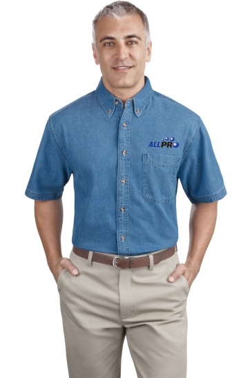 Port & Company® - Short Sleeve Value Denim Shirt