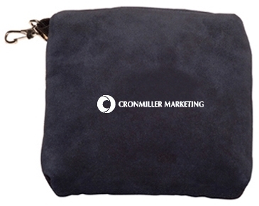 Embroidered Suede Valuables Pouch