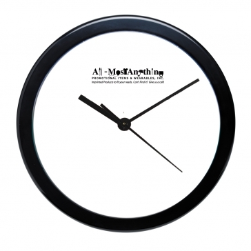 "BEZEL" 12" Economy Oversized Wall Clock