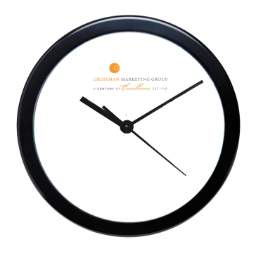 "BEZEL" 12" Economy Oversized Wall Clock