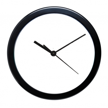 "BEZEL" 12" Economy Oversized Wall Clock