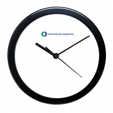 "BEZEL" 12" Economy Oversized Wall Clock