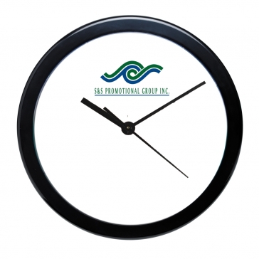 "BEZEL" 12" Economy Oversized Wall Clock