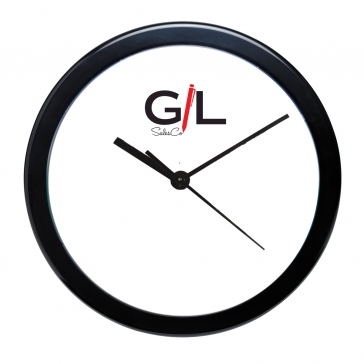 "BEZEL" 12" Economy Oversized Wall Clock