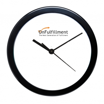 "BEZEL" 12" Economy Oversized Wall Clock