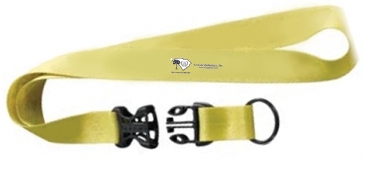 3/4" Polyester Lanyard with Slide Buckle Release & Split-Ring