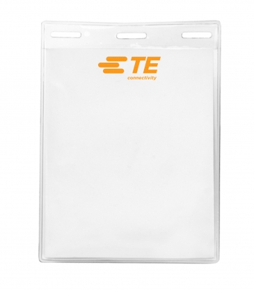 3 5/16" x 4 1/4" Blank Vertical Vinyl Pouch