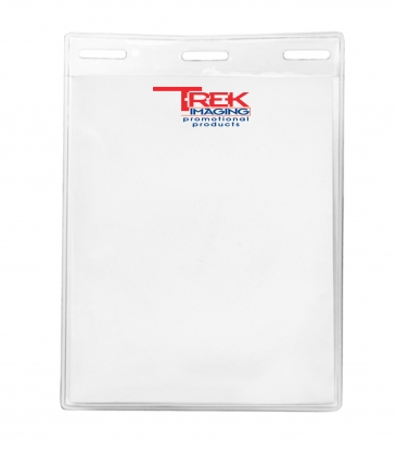 3 5/16" x 4 1/4" Blank Vertical Vinyl Pouch