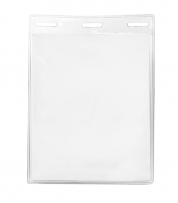 3 5/16" x 4 1/4" Blank Vertical Vinyl Pouch